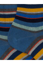 chaussettes-courtes-en-coton-bleu-clair-pour-femmes-avec-des-micro-rayures-multicolores