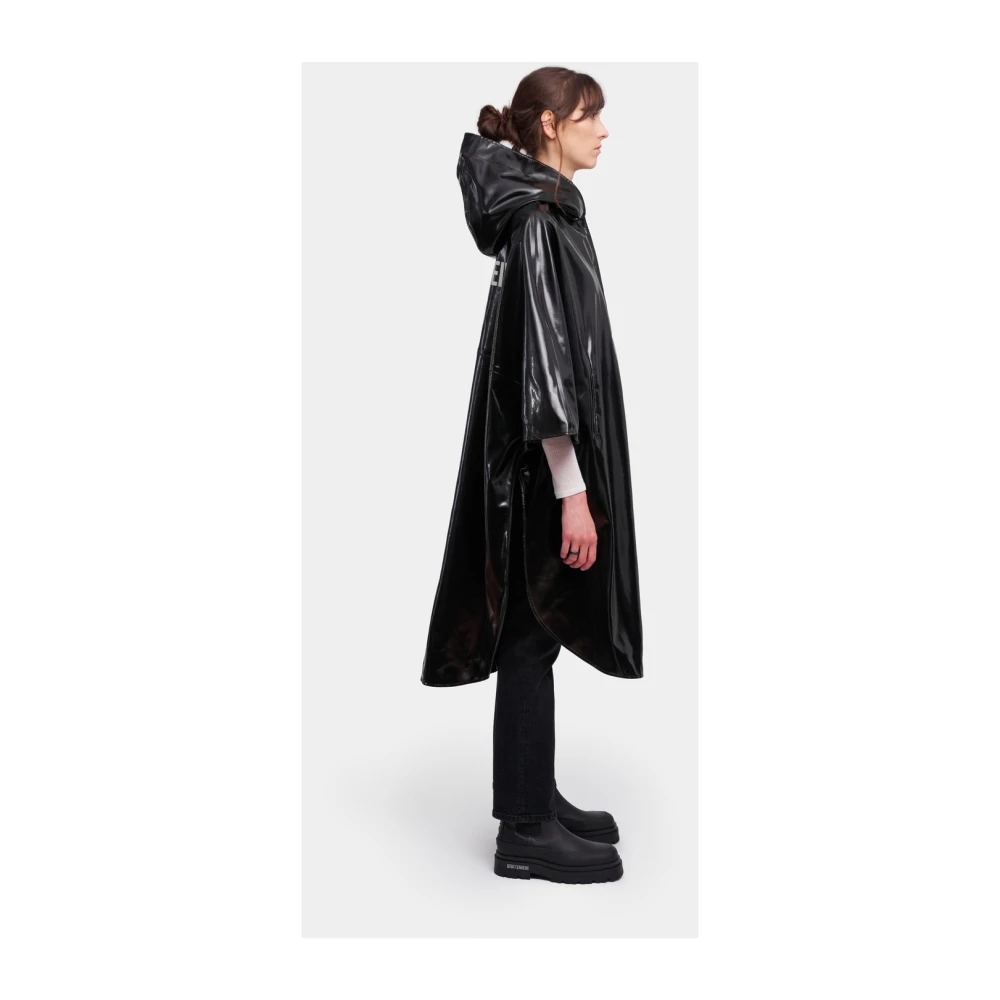 Stutterheim Opal Poncho Regenjas Black Dames