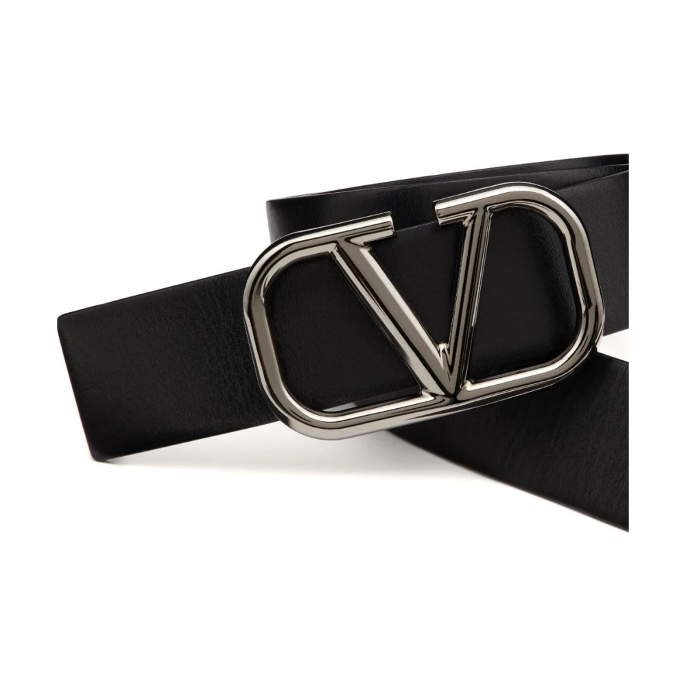 Valentino Garavani Zwarte Riemen voor Mannen Stijlvol Ss25 Black Heren