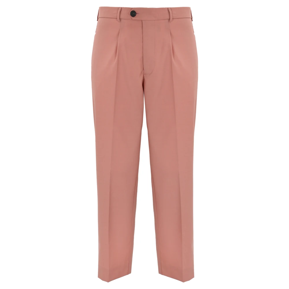 Amaránto Suit Trousers Pink Heren