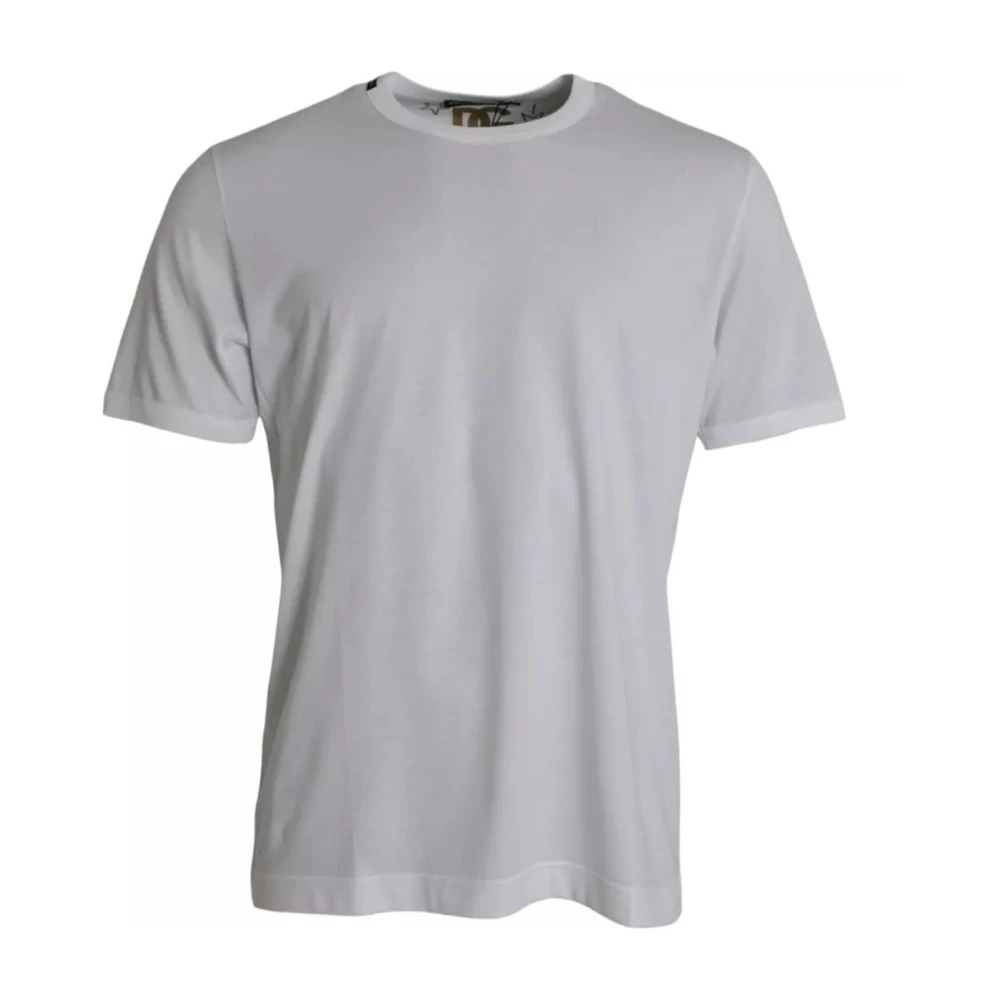 Dolce & Gabbana Hombre Blanco Camisetas, Talla: S