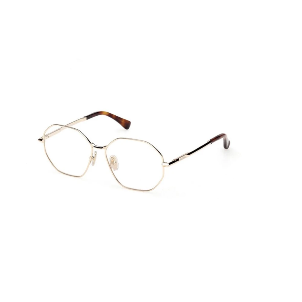 Max Mara Yellow Glasses, Female, 55 Mm, Mm5207 Optical Frame