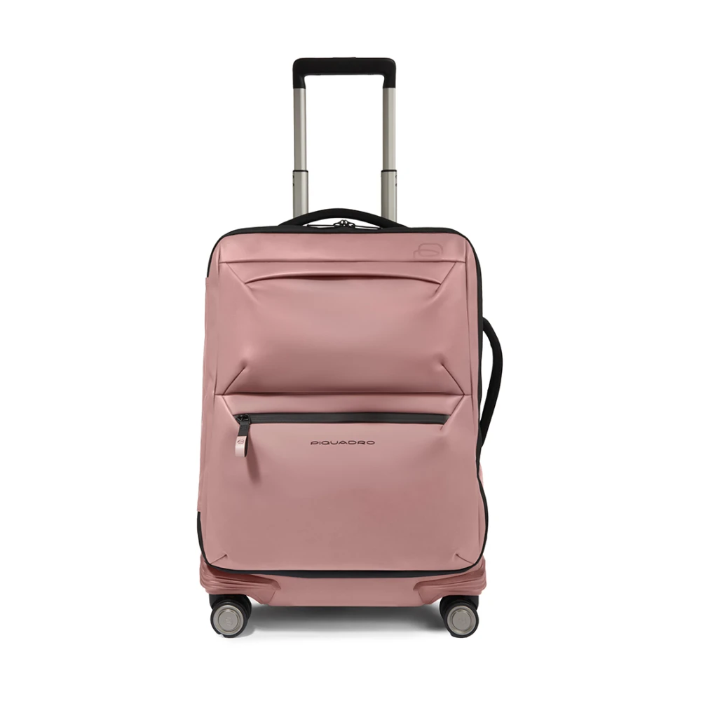 Piquadro Herren Rosa Water Resistant, Slim 4 Wheel Cabin Suitcase