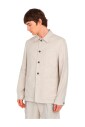 veste-chemise-beige-en-coton-et-lin