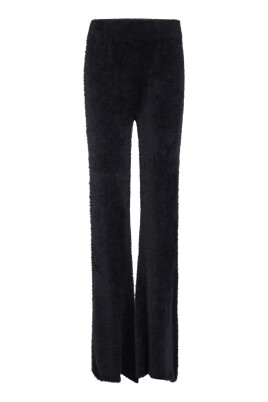 black-high-waisted-knit-flared-trousers