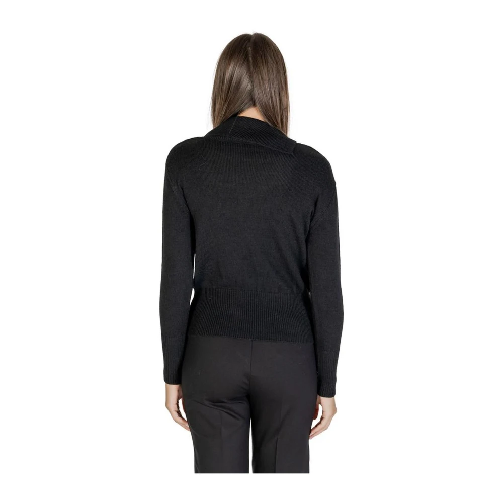Alviero Martini 1a Classe Zwarte Gebreide Trui Dames Collectie Black Dames