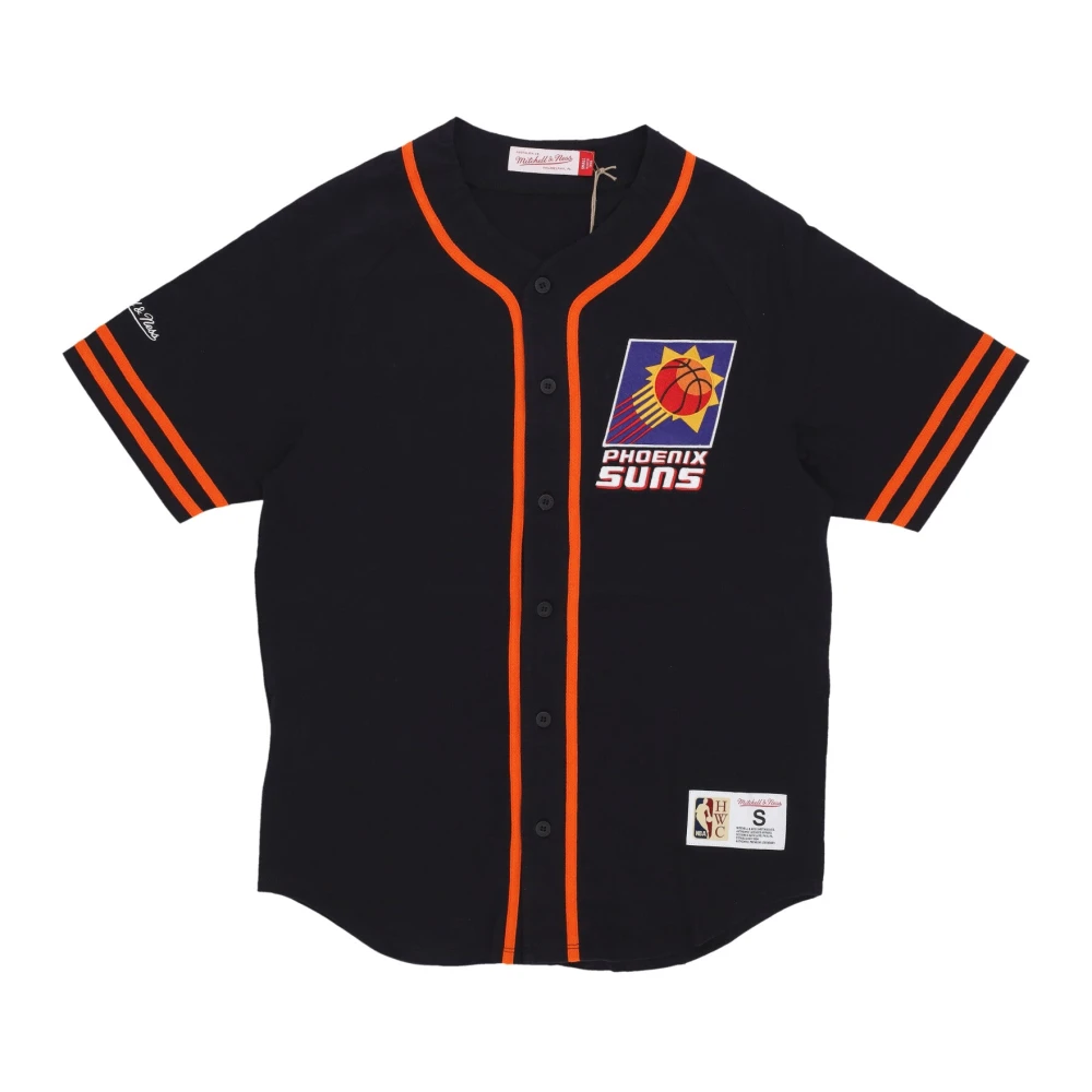 Mitchell & Ness NBA Vintage Logo Jas Black Heren