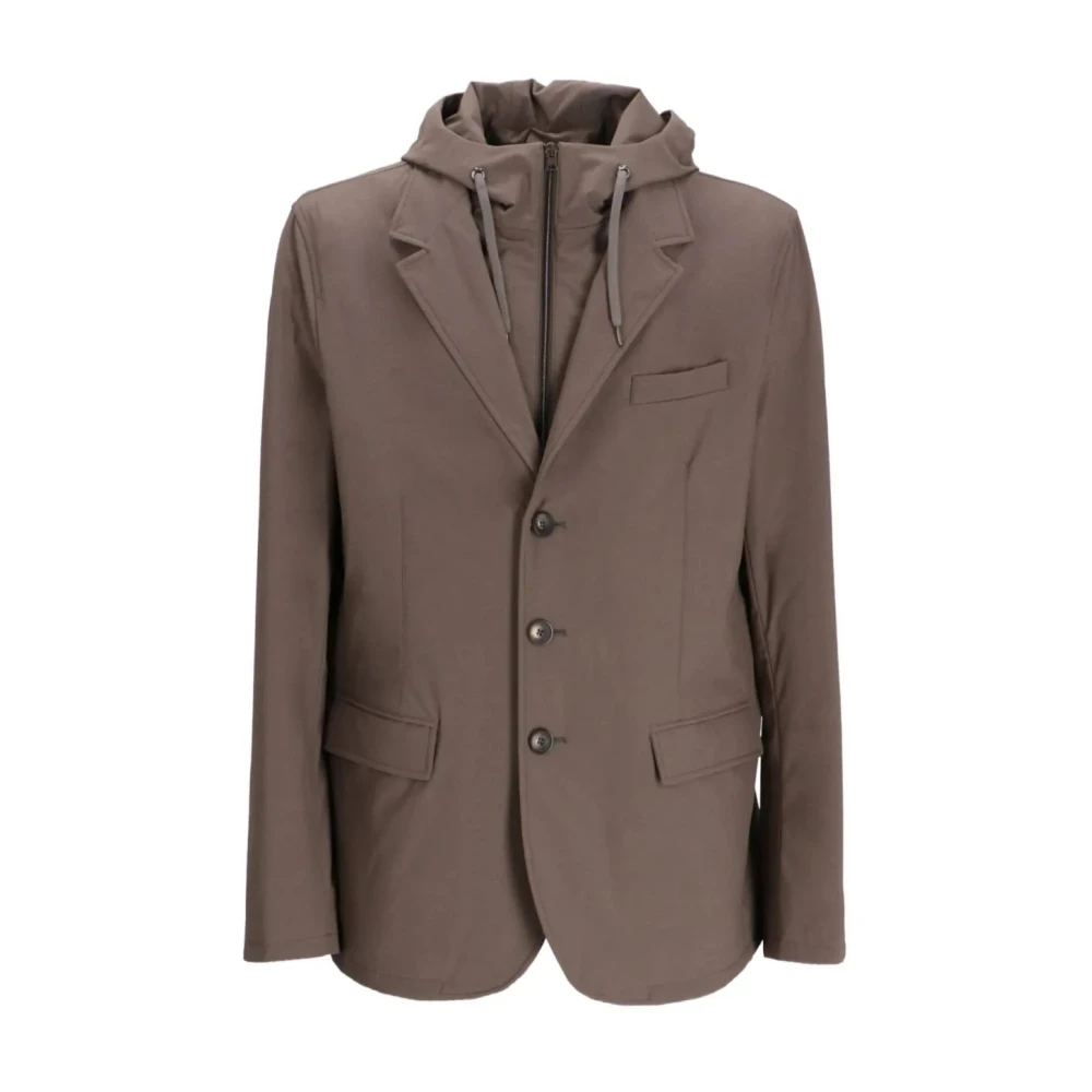 Herno - Jackets > Blazers - Gray - Herno - Modalova