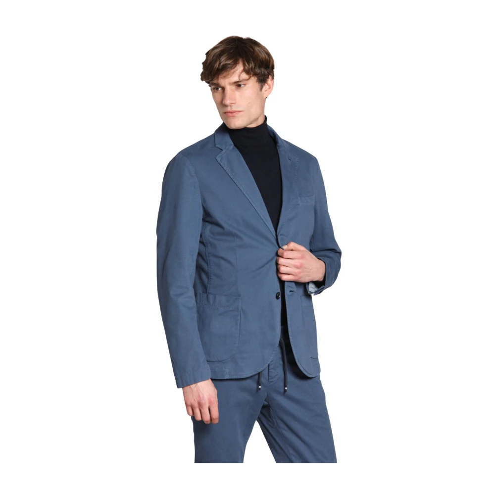 Mason's Herren Blau Jacken, Lgröße: