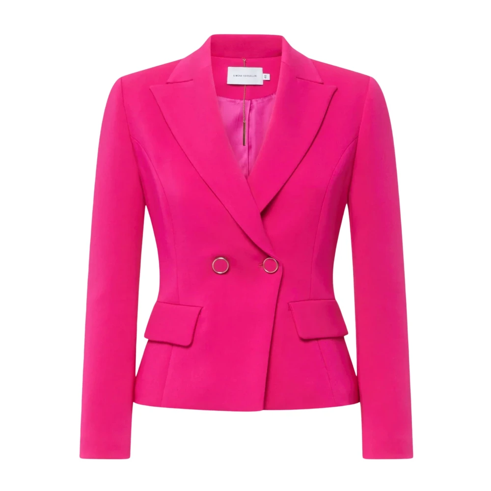 Simona Corsellini Pink Blazer - Female - Blazers - M - Jackets