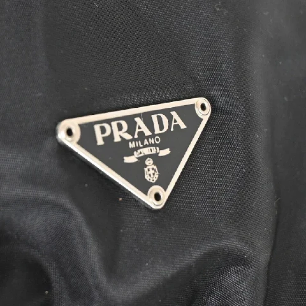 Prada Vintage Pre-owned Silver backpacks Black Dames