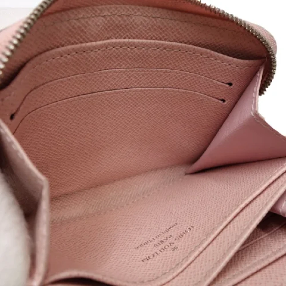 Louis Vuitton Vintage Pre-owned Leather wallets Pink Dames