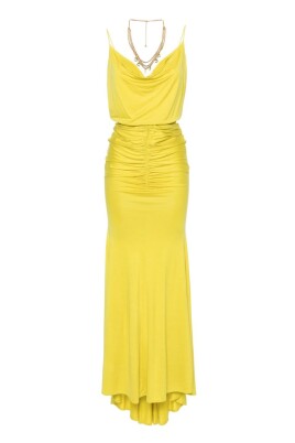 yellow-elegant-floor-length-dress