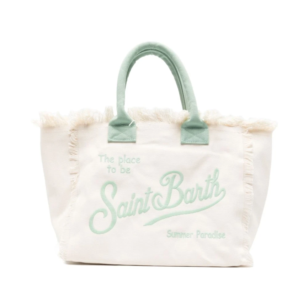 Mc2 Saint Barth Women's White Shopping Bags, One Size, Tote Bag
