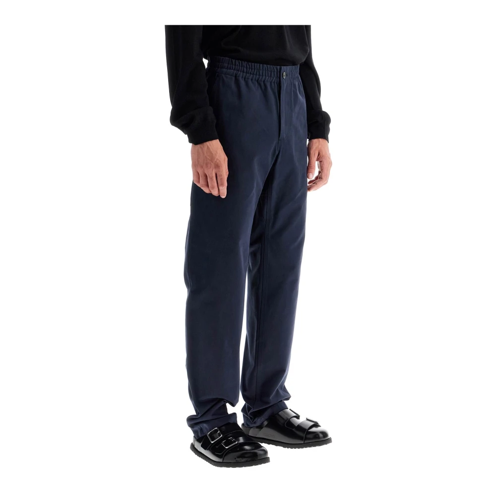 A.p.c. Werkkleding-geïnspireerde broek met zakken Blue Heren