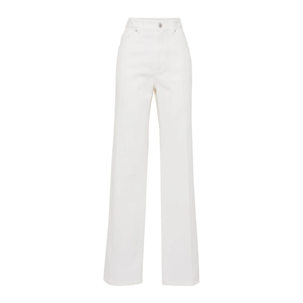 Trousers > Straight Trousers - - Brunello Cucinelli - Modalova