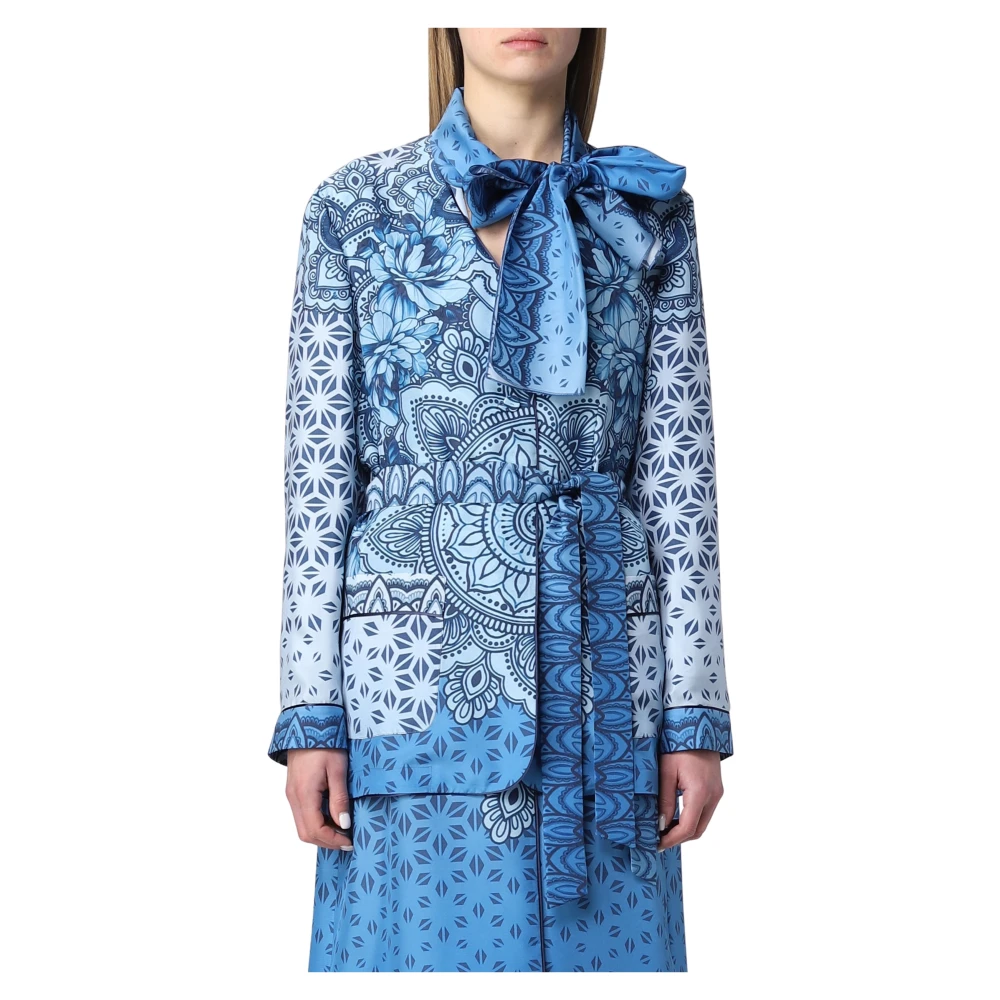 Alberta Ferretti Women's Blue Blouses & Shirts, Female,, Blouses Small