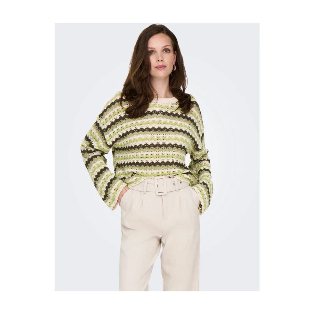 Only Casual Gebreide Trui Multicolor Dames