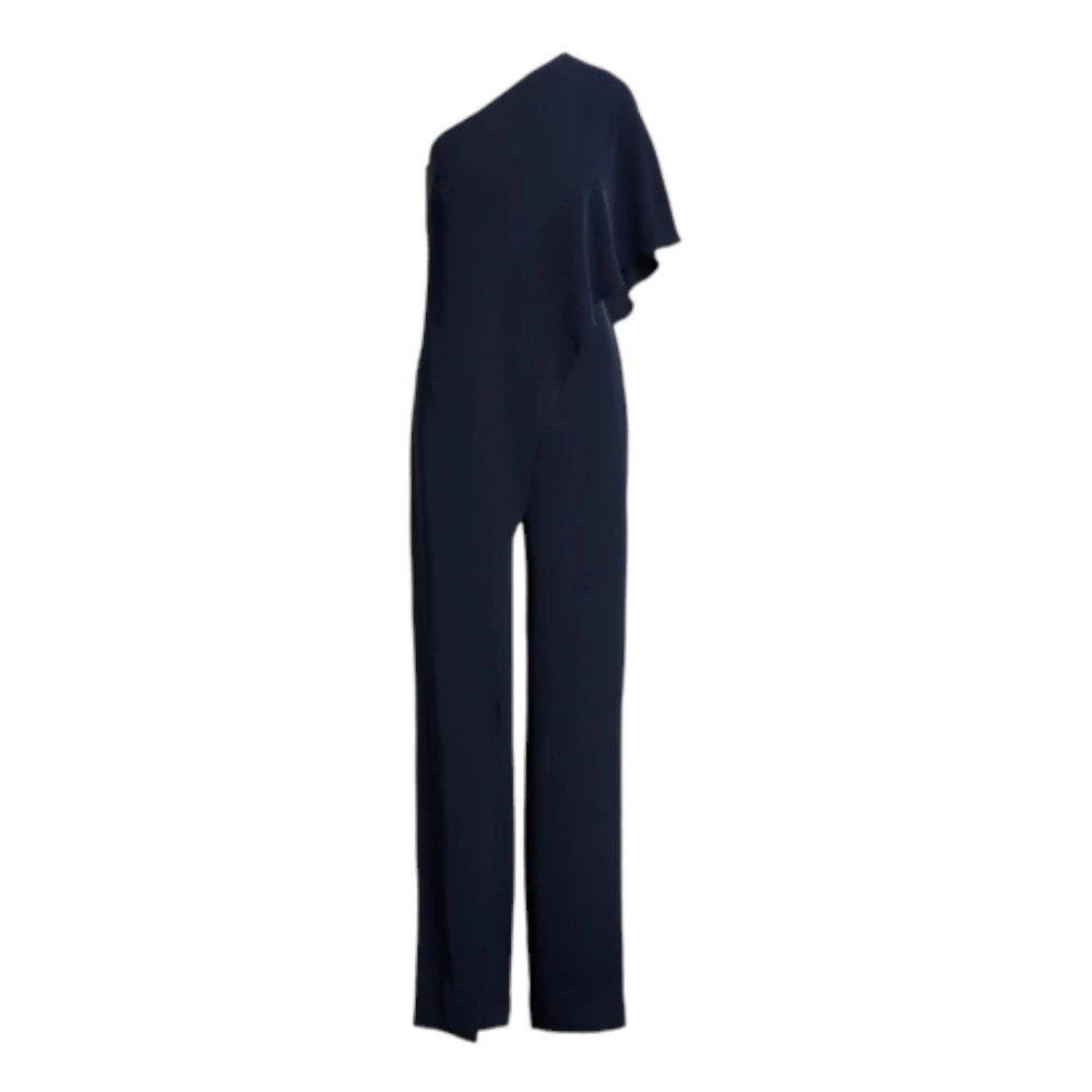 Ralph Lauren Women's Blue Jumpsuits, L, Chic Jumpsuit