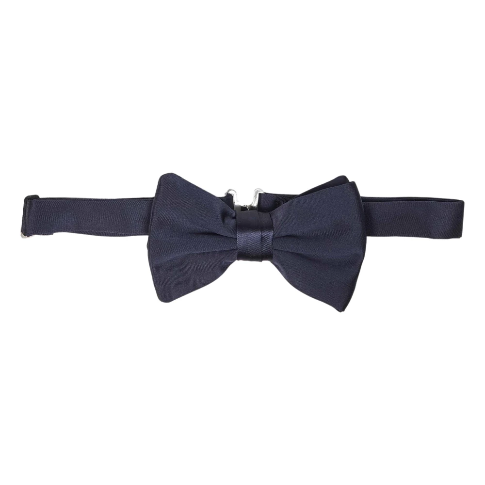 Giorgio Armani Homme Bleu Accessoires, Taille: One Size Silk Bow Tie