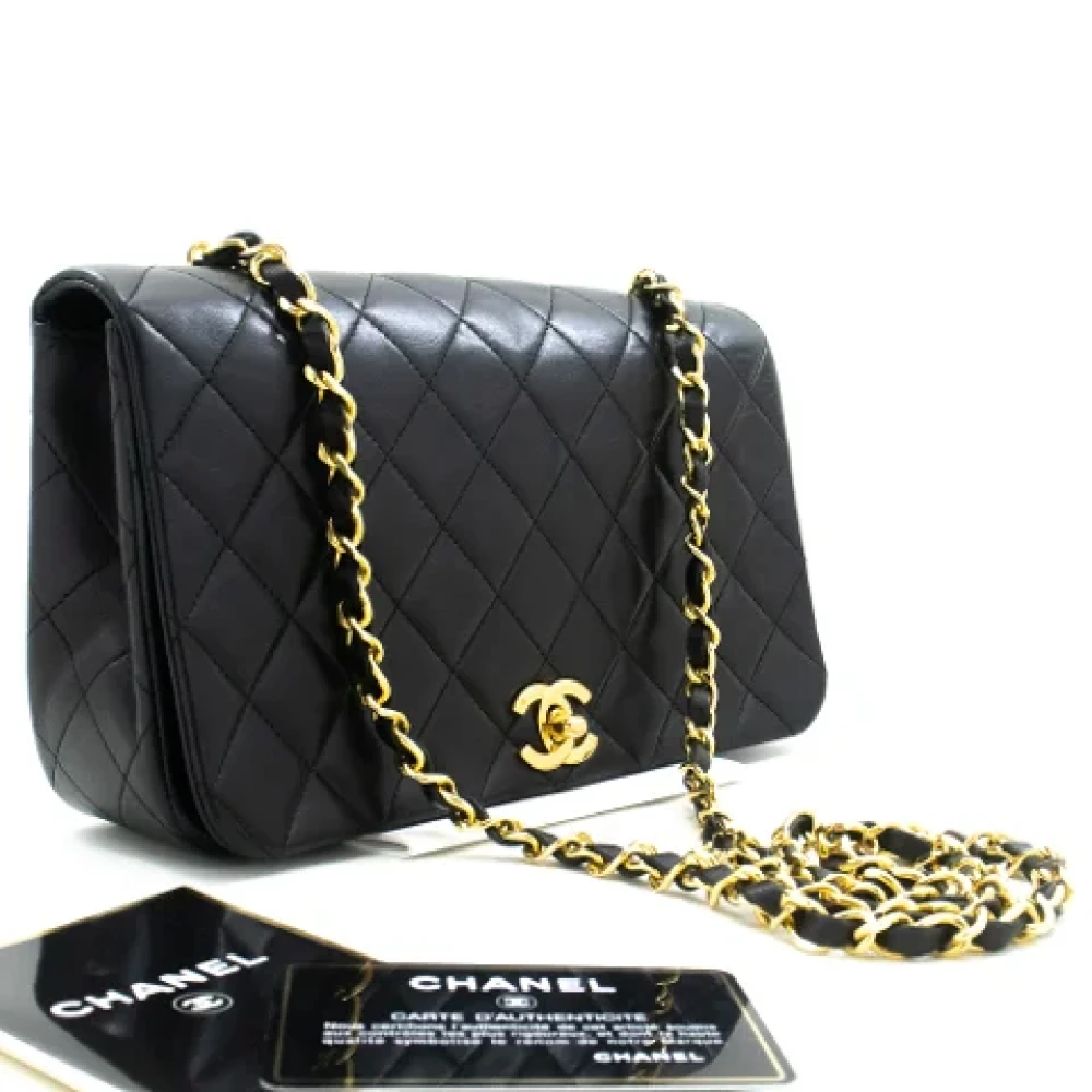 Chanel Vintage Pre-owned Leather chanel-bags Black Dames