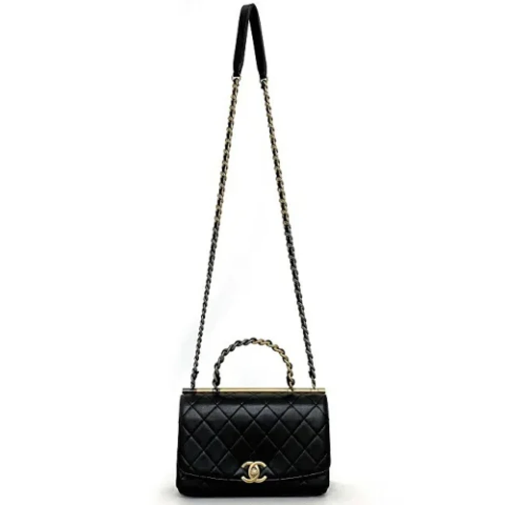 Chanel Vintage Pre-owned Fabric chanel-bags Black Dames