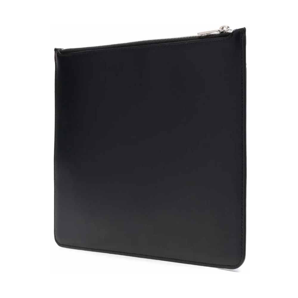 Neil Barrett Zwart Witte Rits Tas Black Heren