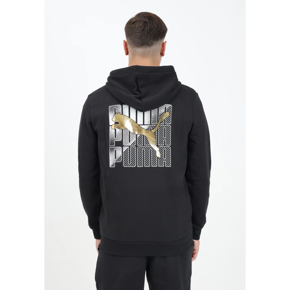 Puma Moderne Zip Sweater voor Mannen Black Heren