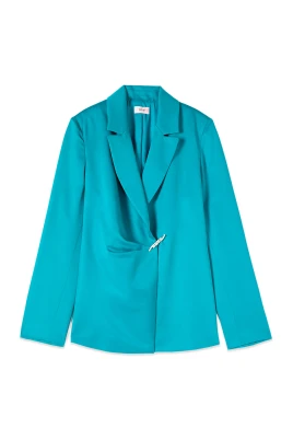 Lyocell Blazer med Smyckesbrosch