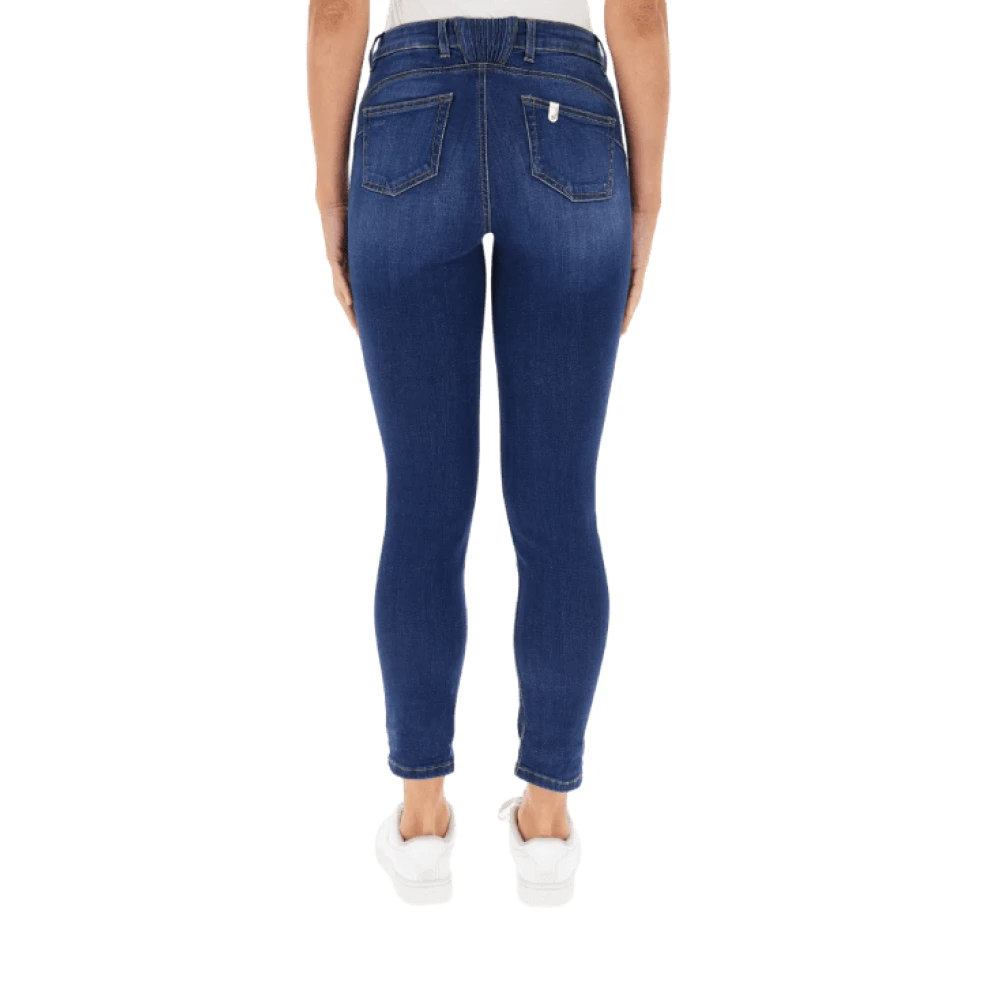 Liu Jo Skinny Denim Bottom Up Jeans Blue Dames