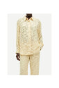 chemise-ample-en-tissu-texture-jaune-poussiere