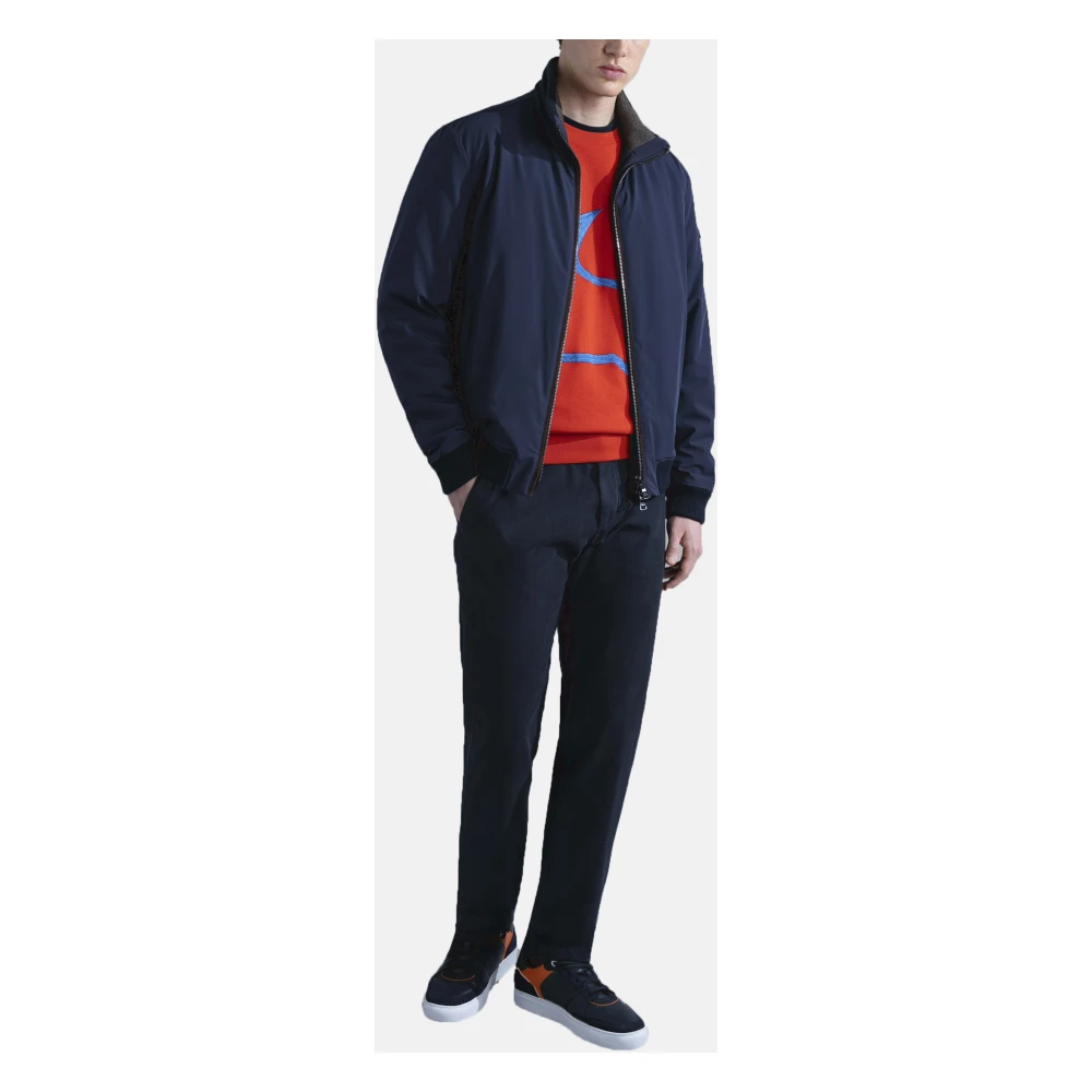 PAUL & SHARK Typhoon Bomber Jack Ribkraag Blue Heren