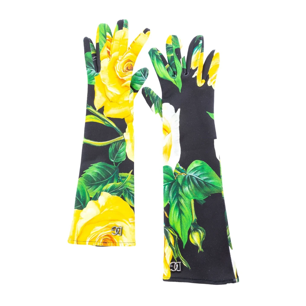 Dolce & Gabbana Bloemen Avondhandschoenen Multicolor Dames