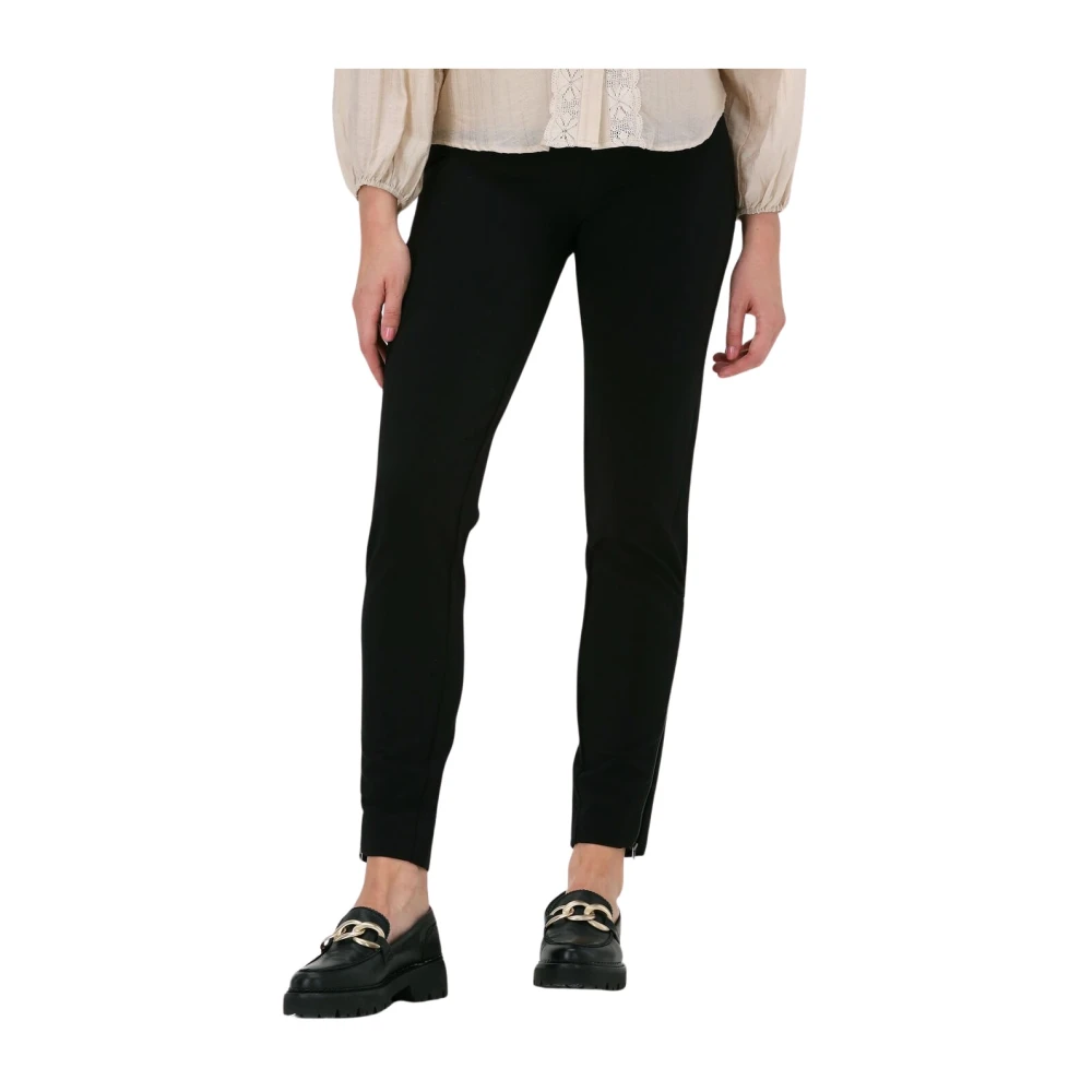 Co'Couture Ulrica Zip Broek Zwart Black Dames