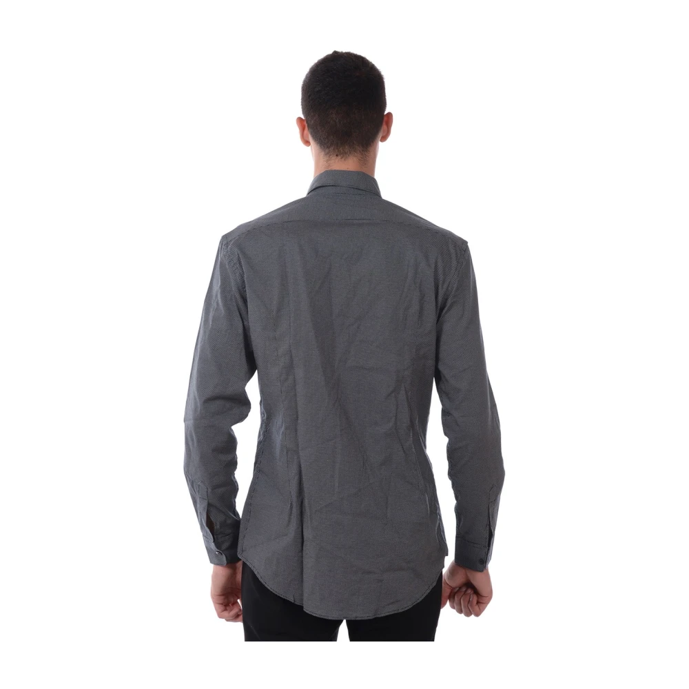 Daniele Alessandrini Basis Polo Kraag Shirt Black Heren