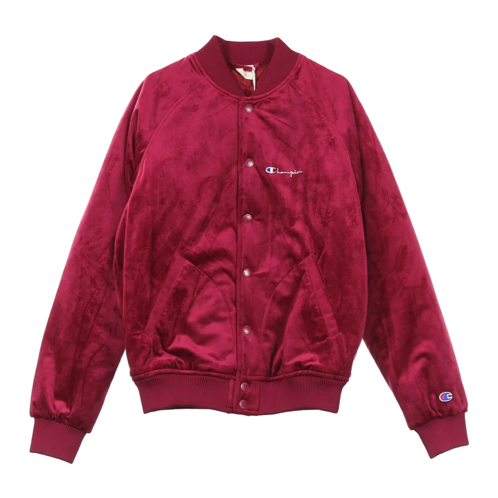 Champion Bordeaux Bomberjack Mannen Stijlvol Red Heren