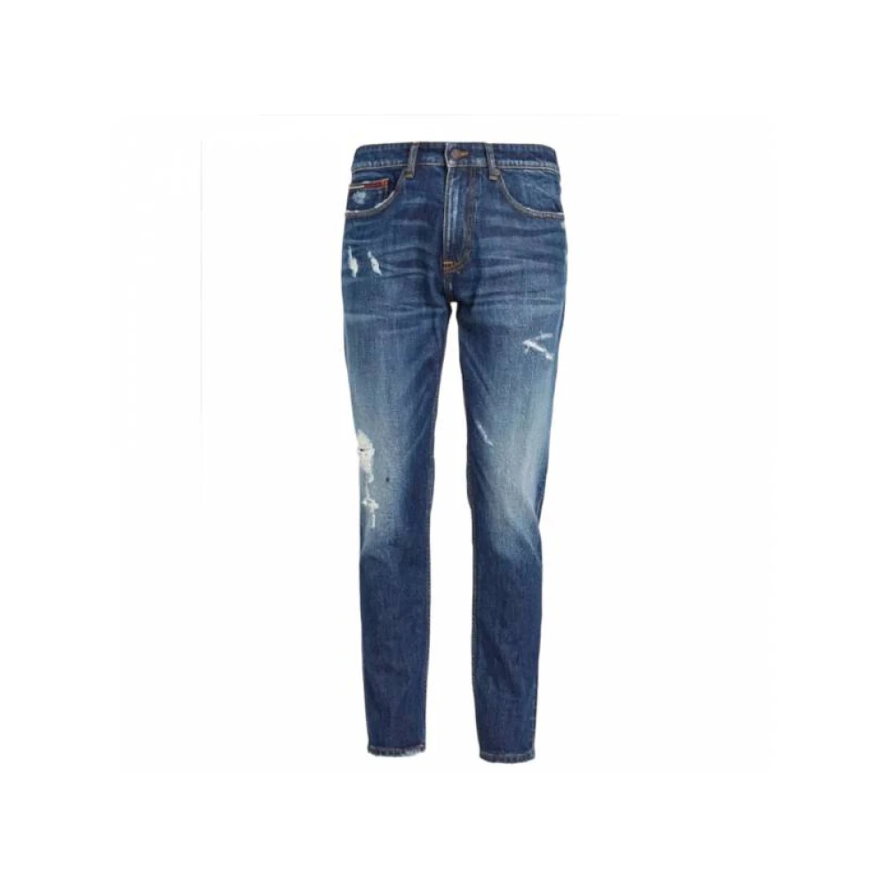 Tommy Hilfiger Slim-Fit Jeans voor Mannen Blue Heren