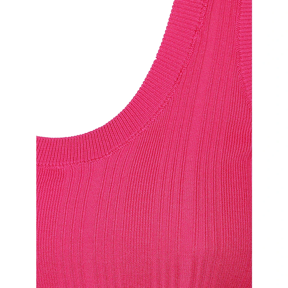 Max Mara Weekend Round-neck Knitwear Pink Dames