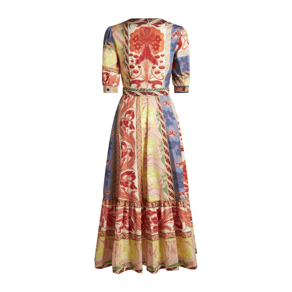 ETRO Zomerprint Wijdvallende Jurk Multicolor Dames