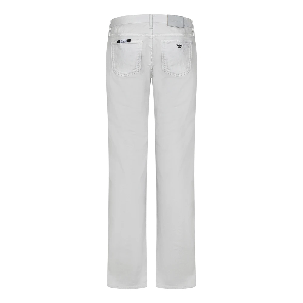 Emporio Armani Slim-fit Jeans White Heren