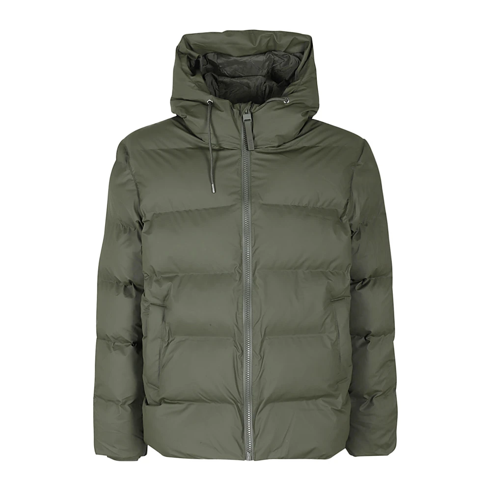 Rains Alta Puffer Jacket Green, Herr