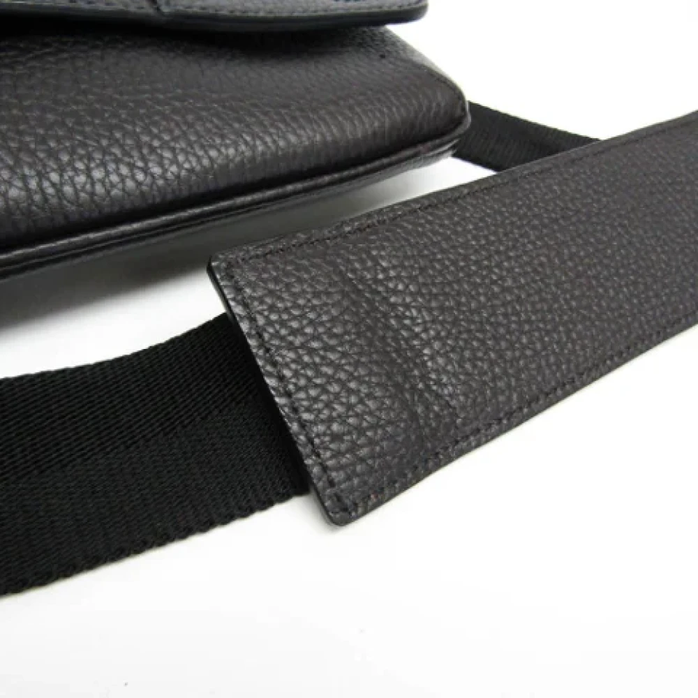 Cartier Vintage Pre-owned Leather shoulder-bags Black Dames