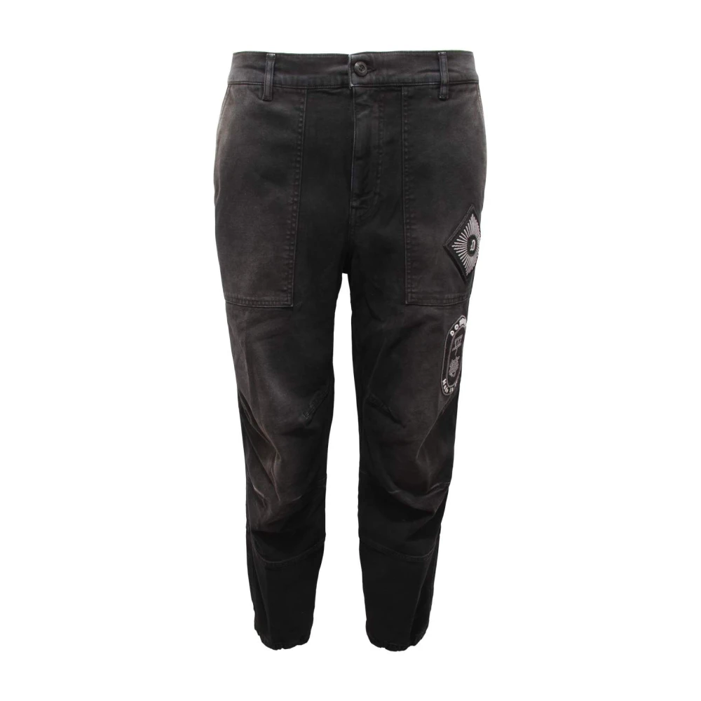 Dondup Men's Black Slim Fit Jeans, W32, Denim Trousers