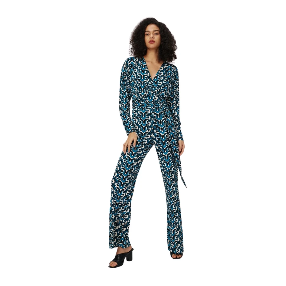 Diane Von Furstenberg Stijlvolle Broeken voor Vrouwen Blue Dames