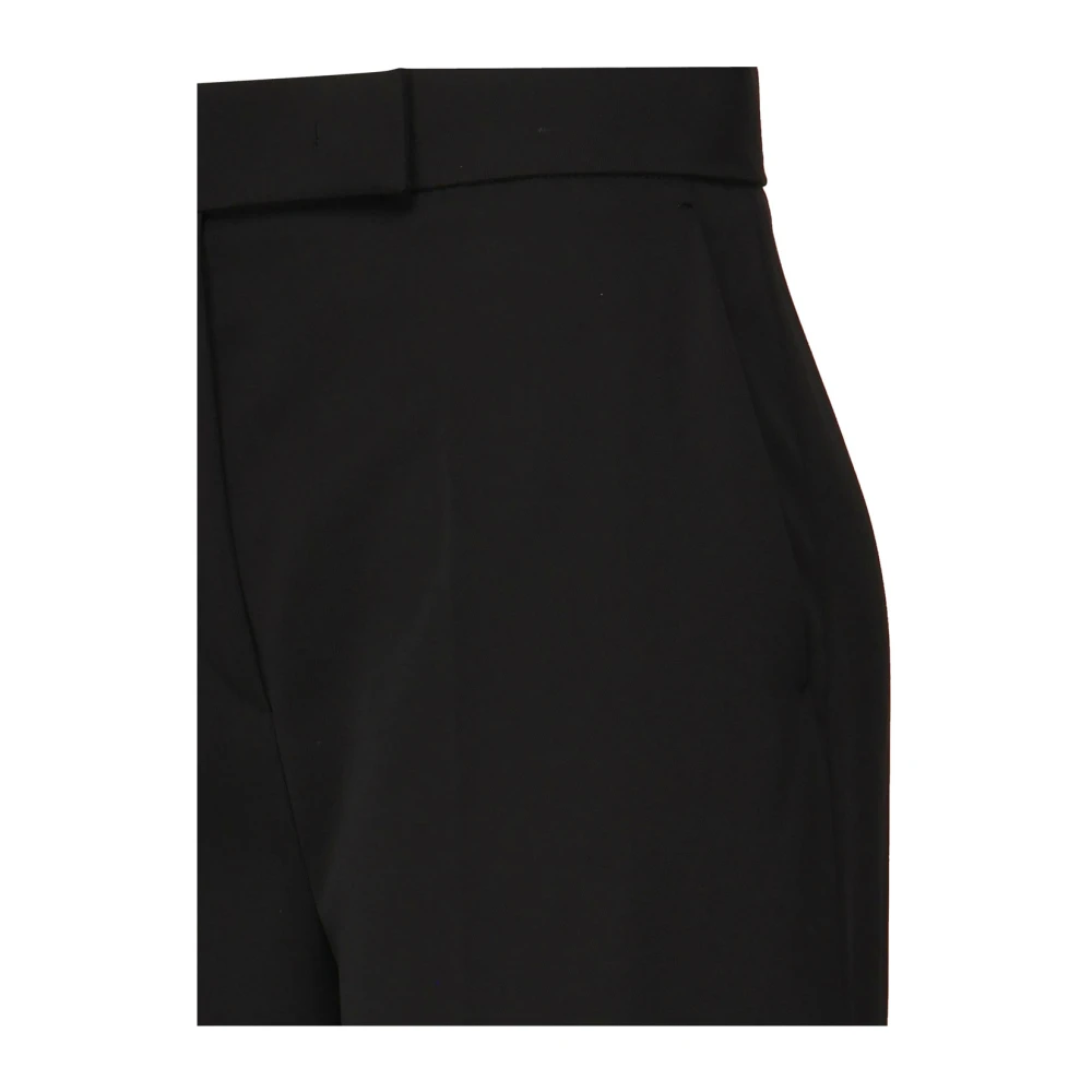 Max Mara Wijde Broek in Zwart Ninfa Stijl Black Dames