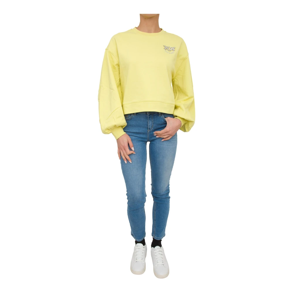 pinko Sweatshirts Yellow Dames