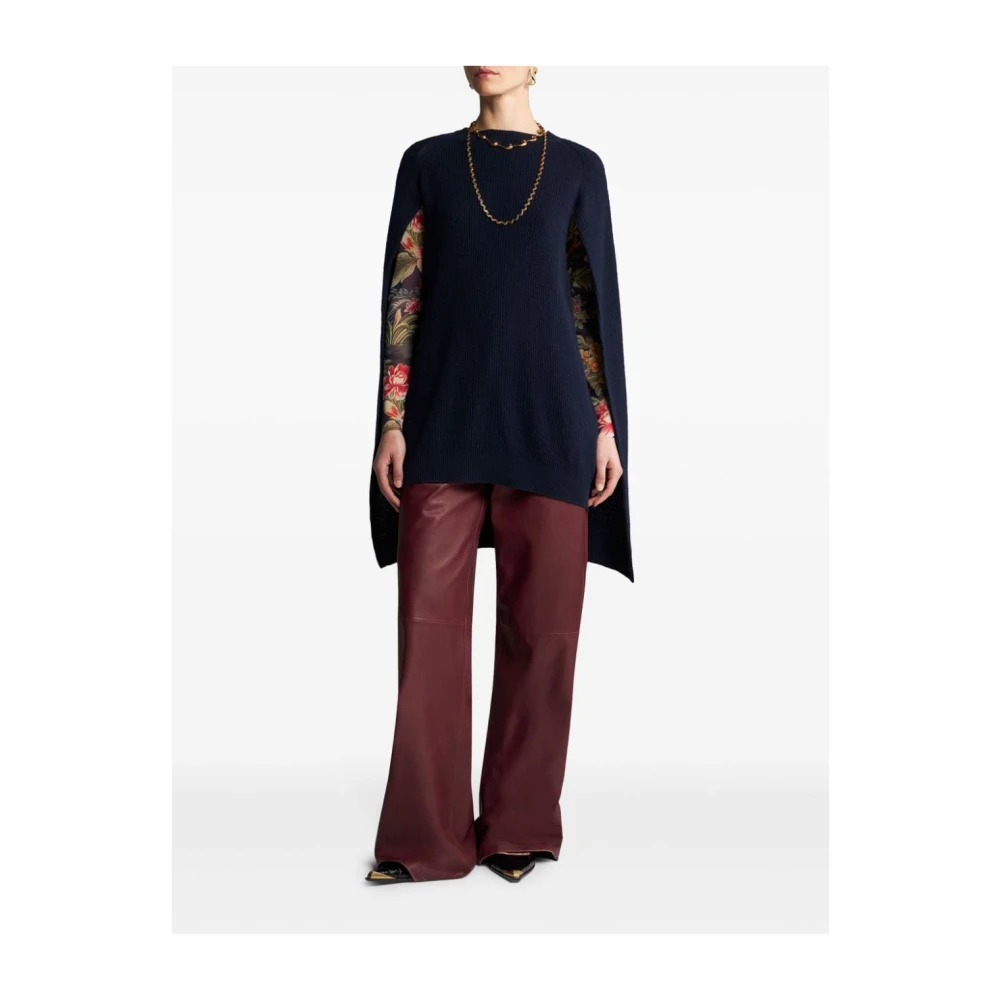 ETRO Blauwe Top met Stijl B0310 Blue Dames