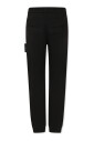 black-sporty-cotton-blend-trousers