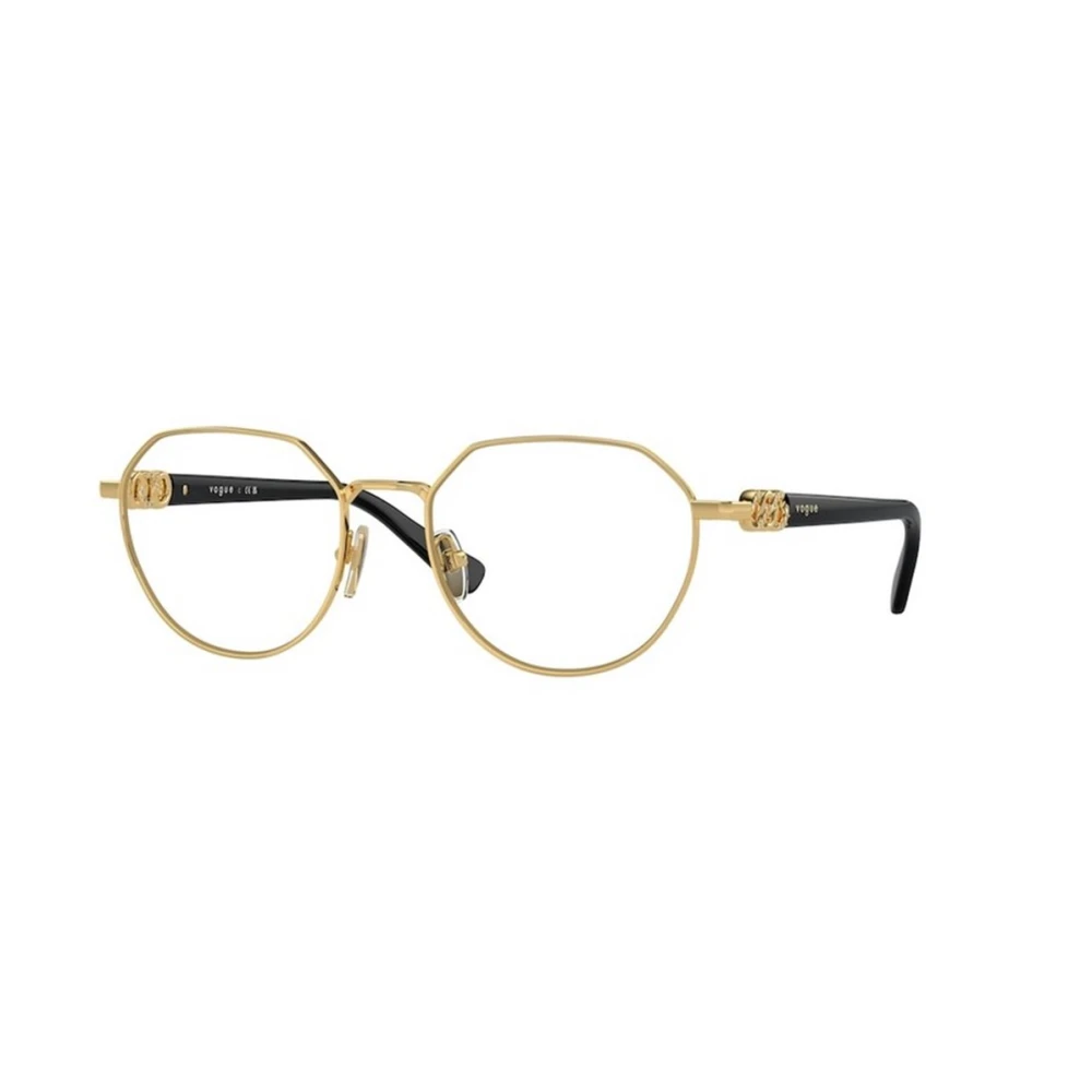 Vogue Gouden Montuur Zonnebril Yellow Unisex