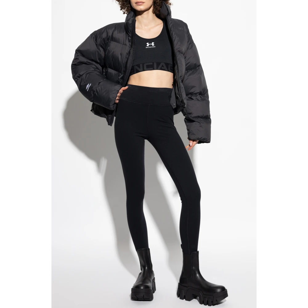 Balenciaga Top met logo Black Dames